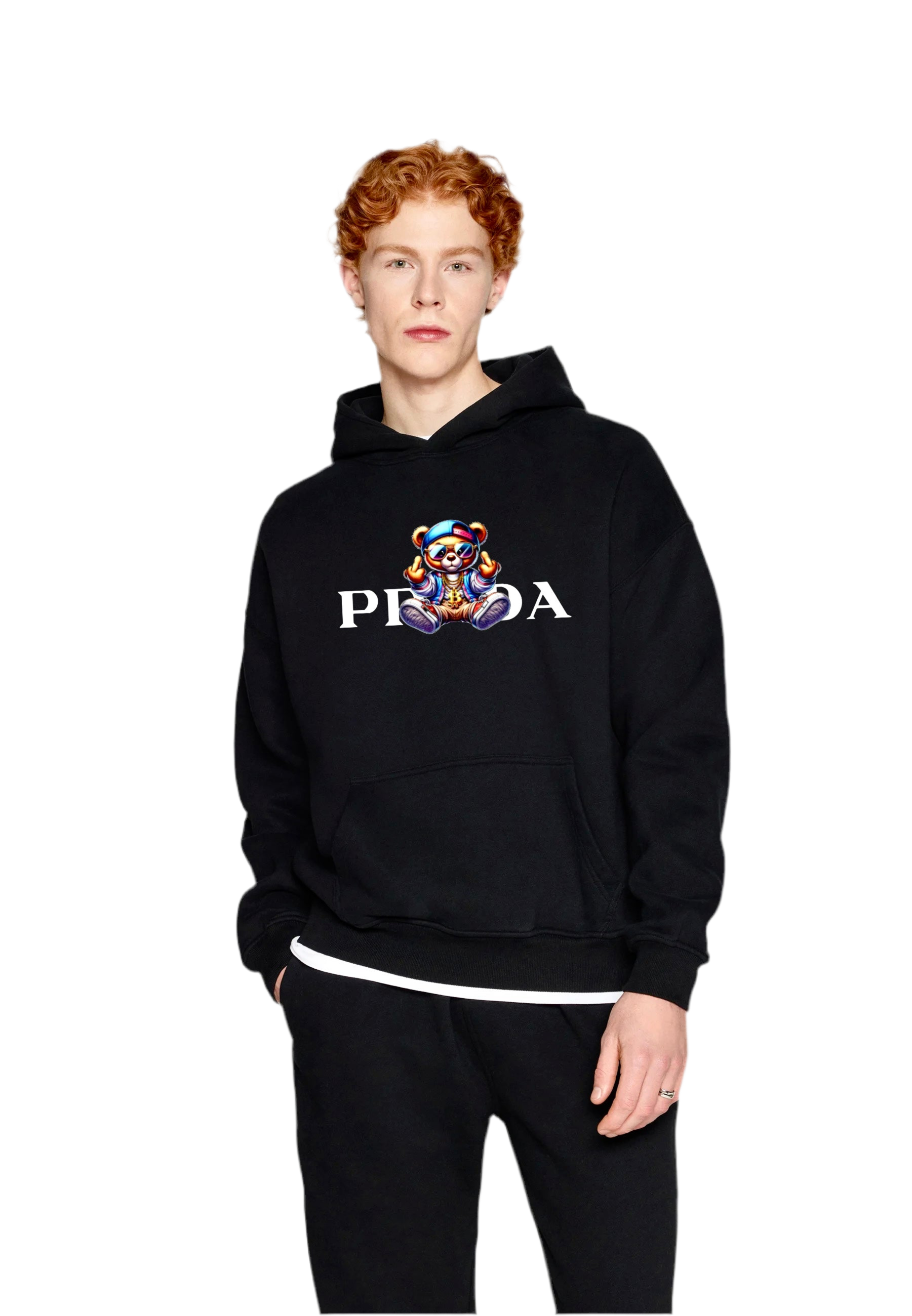 Black Hoodie Prda